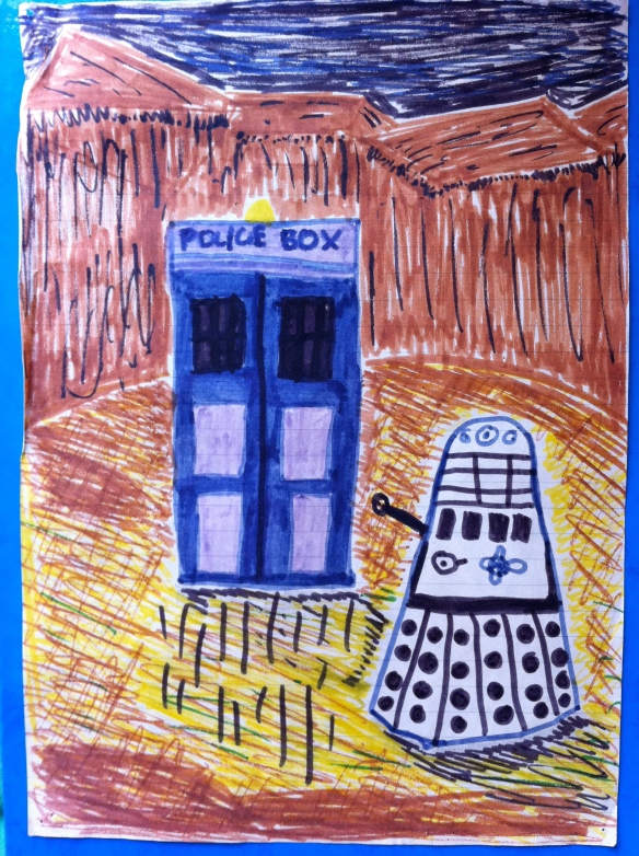 Steven Moffat's sketch of next year's Dr Who story arc